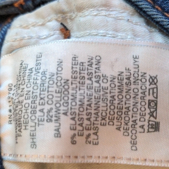 TRUE religion Halle Mid Rise Super Skinny Distressed Jeans 28 - Picture 9 of 9